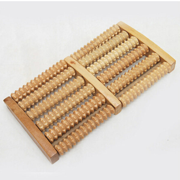 Wooden Roller Foot Massager