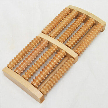 Wooden Roller Foot Massager