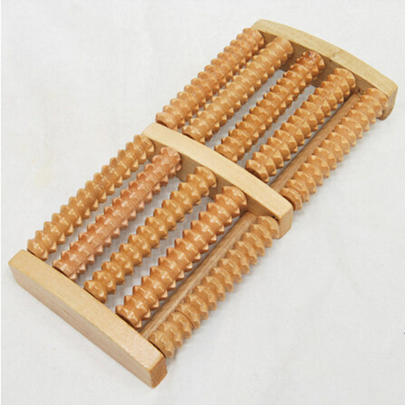 Wooden Roller Foot Massager